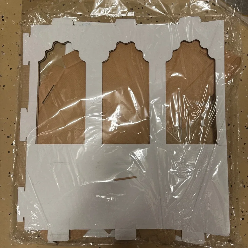 Simply Elegant White Cardboard Wishing Well Card Holder 30 inch Event Decoration